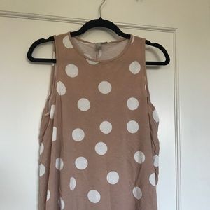 ASOS Polka Dot Sleeveless Maternity Tunic